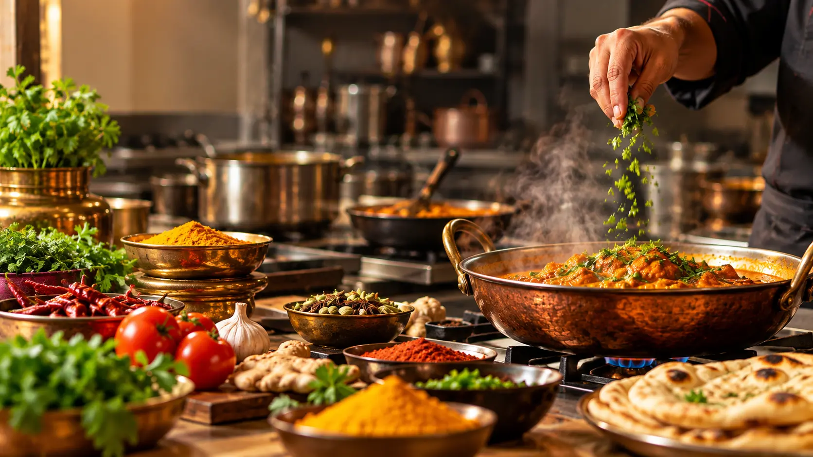 Indian Kitchen at Namaste